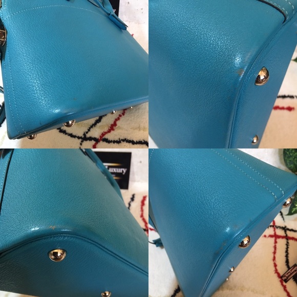 ❌SOLD❌Authentic Hermes Chevre Mysore Bolide31 Turquoise - Picture 11 of 12
